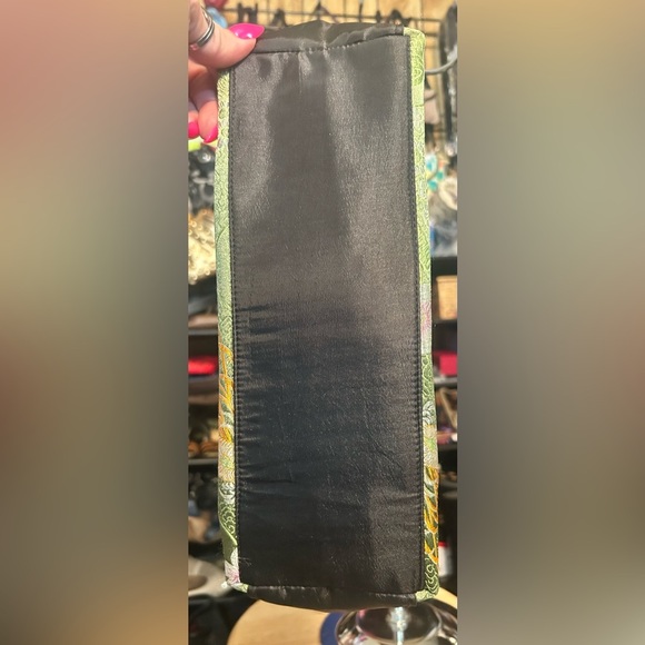 NWOT 2PC Asian Brocade Embroidered Tapestry Tote w/ Insert Slip Bag​ - Picture 6 of 12